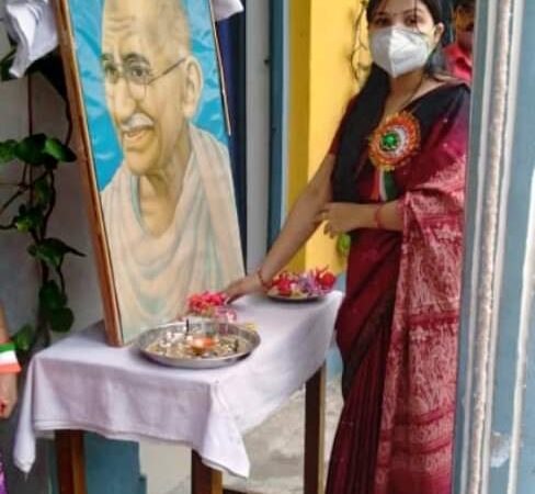 Gandhi Jayanti observance at J.R.V. Institute
