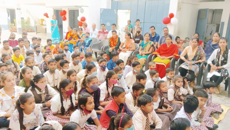 Students and parents celebrating on result day