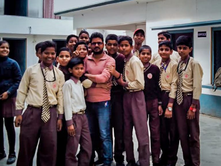 Students at J.R.V. Institute